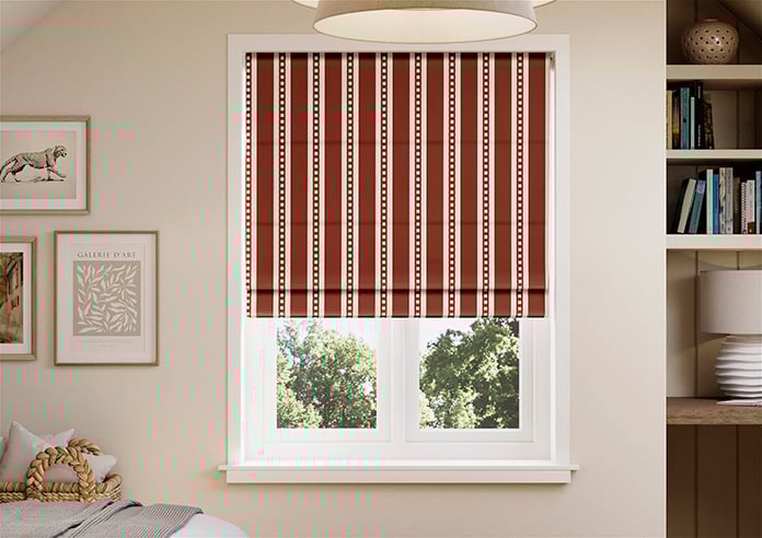 The British Stripe Co. Edgar, Teignbridge No.2 - Roman Blind - Image 3